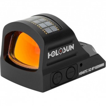 Коллиматор HOLOSUN OPEN REFLEX MICRO HS407C X2 2 MOA, !БЕЗ КРОНШТЕЙНА!
